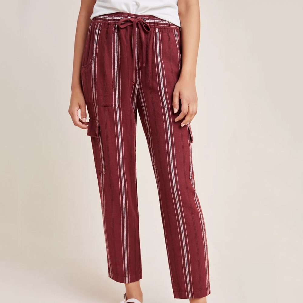 Anthropologie Discoverer Linen Cargo Pants - Picture 5 of 5
